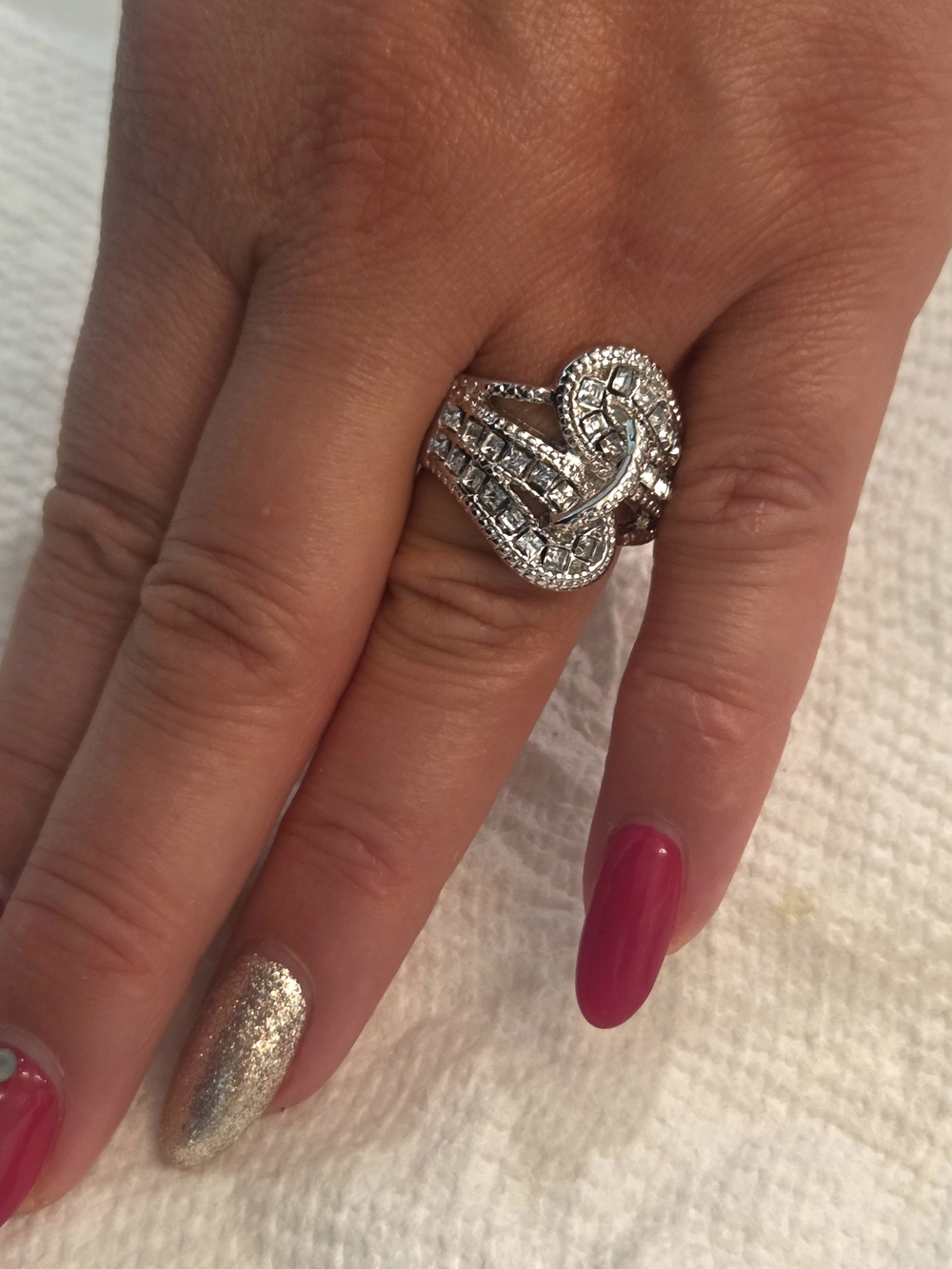 Elegant Vintage Popular Ring Luxury Classic Style Stainless Steel Hypoallergenic